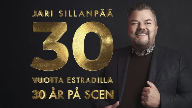 Jari Sillanpää - 30 vuotta estradilla - 30 år på scen