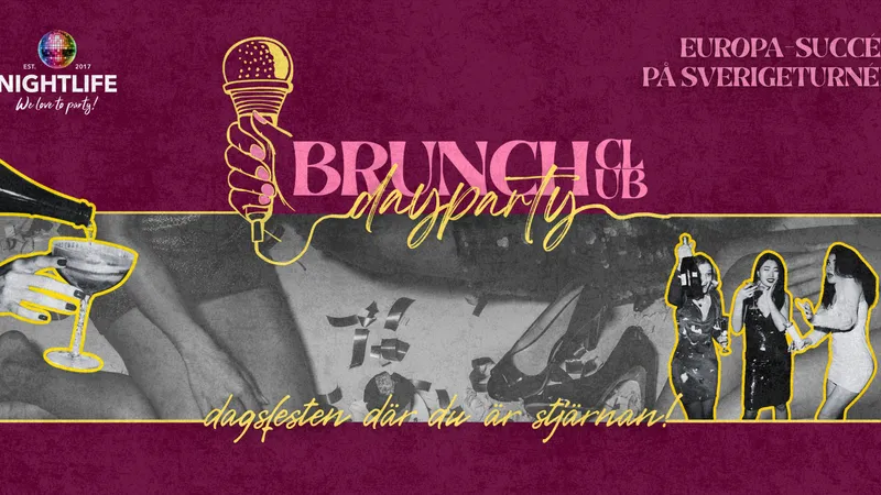 Brunch Club- Bubblande tjejfest i Stockholm