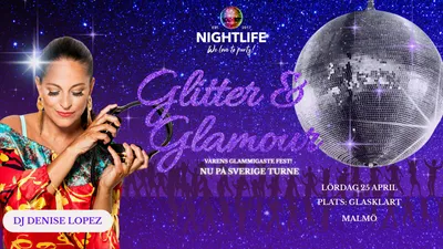 Nightlife 40+ party på Glasklart