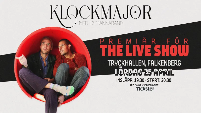 Klockmajor "The Live Show" - Tryckhallen