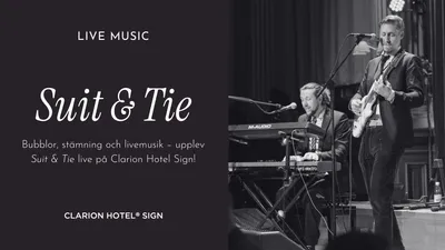 LIVE MUSIC 25/4 | Clarion Hotel Sign