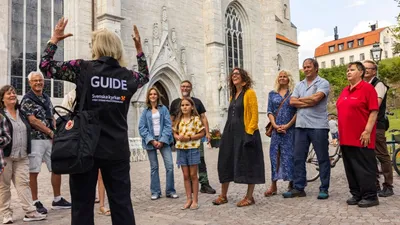 Guidad visning av domkyrkans vind - Visby Domkyrka