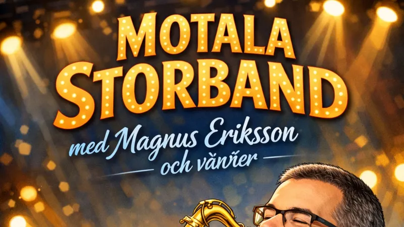 Motala Storband med  Magnus Eriksson med vänner