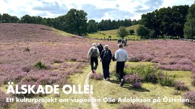 Vandring i Olle Adolphsons fotspår på Österlen