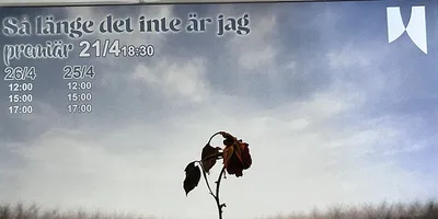 Så länge det inte är jag