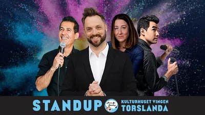 Standup med Robin Paulsson med flera i Torslanda