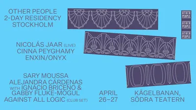 Other People Label Residency 26/4 2026