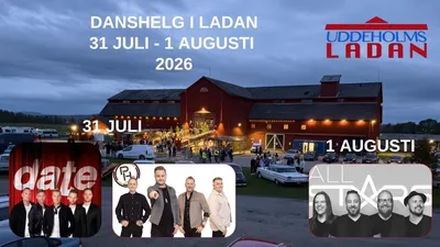 Danshelg i Uddeholmsladan 31/7-1/8 2026