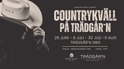 Countrykväll på Trädgår´n | 8:e juli