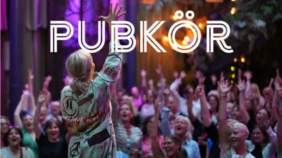 Pubkör på Linköpings Konsert & Kongress- Backstage