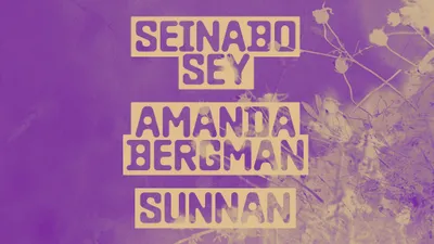 Seinabo Sey, Amanda Bergman, Sunnan + support