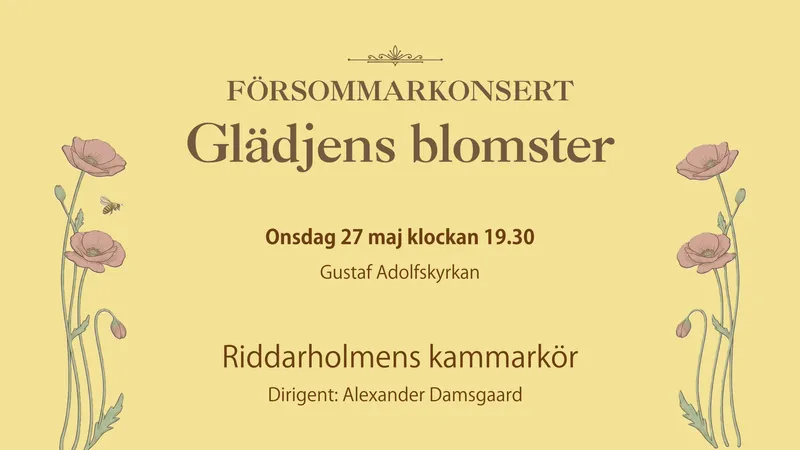 FÖRSOMMARKONSERT: Glädjens blomster