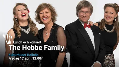 Lunch och konsert – The Hebbe Family