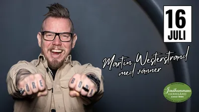 Martin (från Lillasyster) med vänner