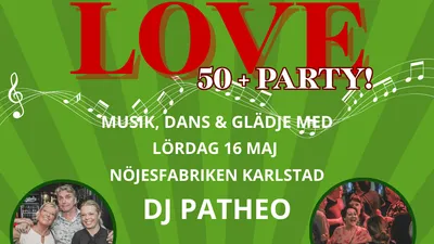 Love 50+ party Karlstad