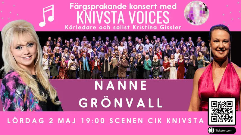 Knivsta Voices konsert med Nanne Grönvall