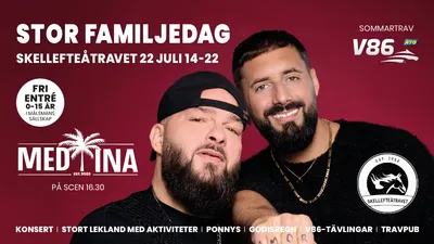 Stor familjedag på Skellefteåtravet med Medina