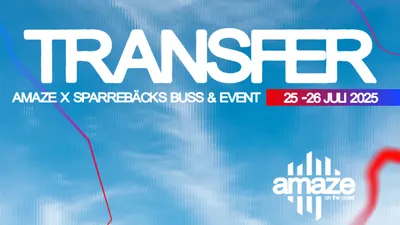 Busstransport Amaze Festival 24-25/7