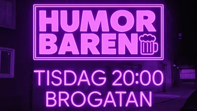 Humorbaren 28/4 TEMA -  Jag vill ju inte vara den som är den men...