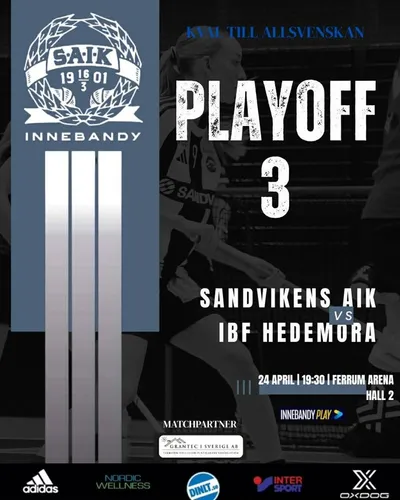 Sandvikens AIK - IBF Hedemora PlayOff till Allsvenskan Damer