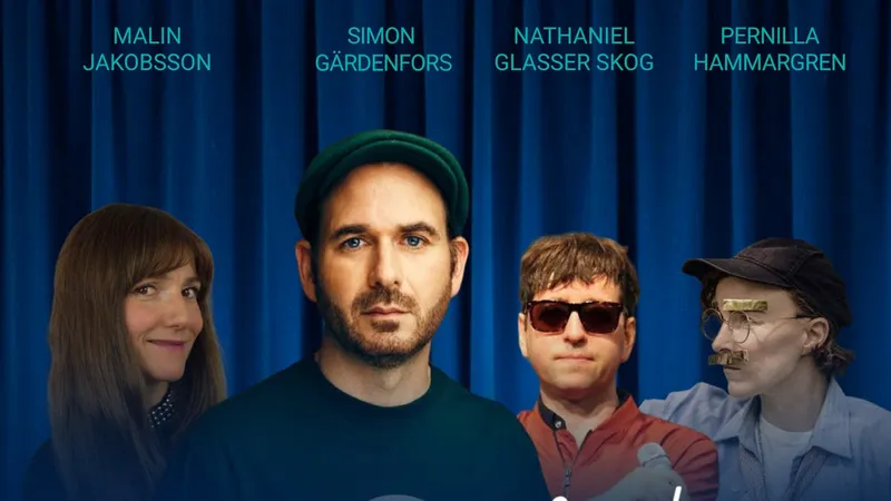 Komedi kväll på Kaskad med Simon Gärdenfors m.fl.!