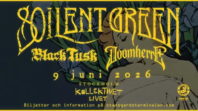 Soilent Green + Black Tusk + Doomherre | Stockholm