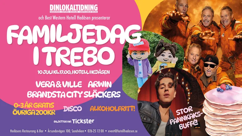 FAMILJEDAG I TREBO - Sommar 2026