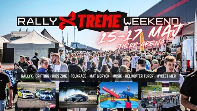 RALLYX–TIERP 2026 RallyXtreme Weekend 15-17 Maj
