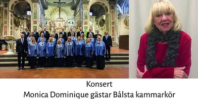 Monica Dominique gästar Bålsta Kammarkör