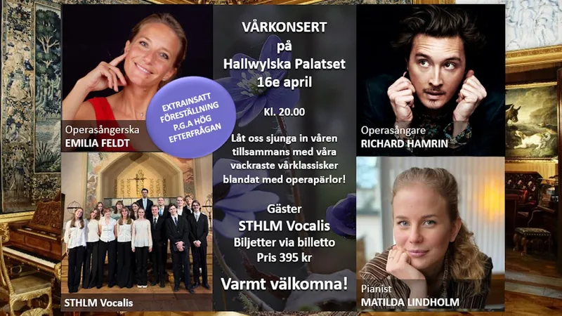 Vårkonsert på Hallwylska Palatset