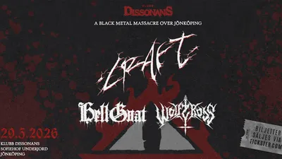 Craft, Hellgoat, Wolfcross@klubb Dissonans