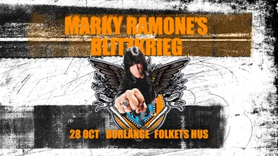 Marky Ramone's Blitzkrieg | Borlänge, Folkets Hus