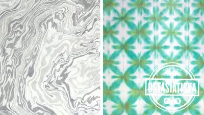 Suminagashi och Ori-zome