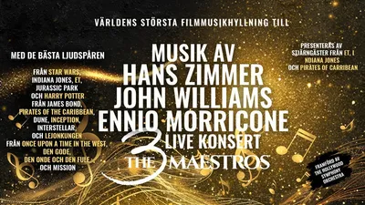 The 3 Maestros – The Music of Zimmer, Morricone and Williams