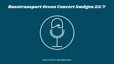 Busstransport Ocean Concert 23/7
