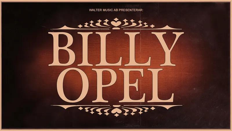 Billy Opel - Folkets Park, Sala