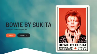 BOWIE BY SUKITA - Live på scen Ebbot & Gunnar