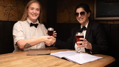 En tidig afton med Dilan och Moa