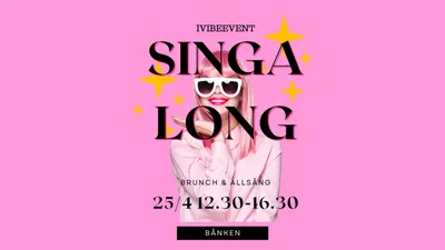 Singalong Bubbles & Brunch | 25 Apr | BÅNKEN