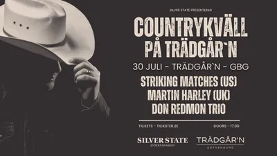 Countrykväll på Trädgår´n | 30:e juli