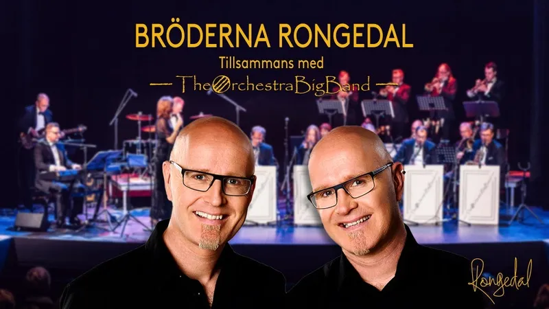 Bröderna Rongedal tillsammans med The Orchestra Big Band