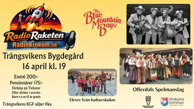 Radio Krokom: Radioraketen. Trångsvikens Bygdegård