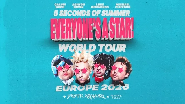5 Seconds of Summer - EVERYONE'S A STAR! WORLD TOUR, Platinumbiljetter