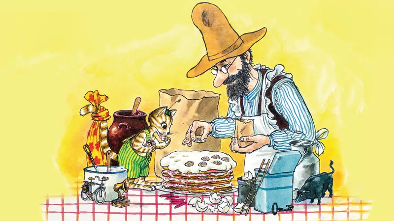 Pettson & Findus – Pannkakstårtan