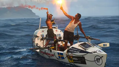 I roddbåt över Atlanten