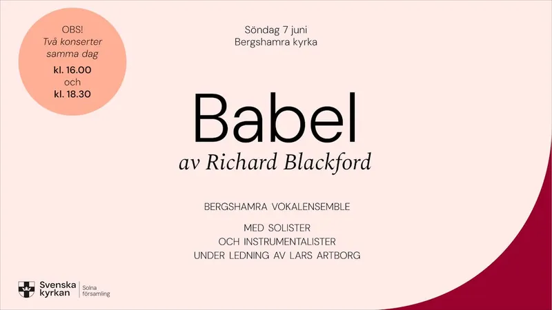 Babel av Richard Blackford