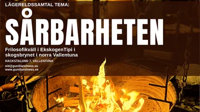 Varmprat & matlagning kring lägerelden - tema Sårbarheten