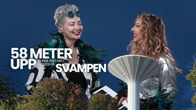 58 meter upp med Fröken Blå